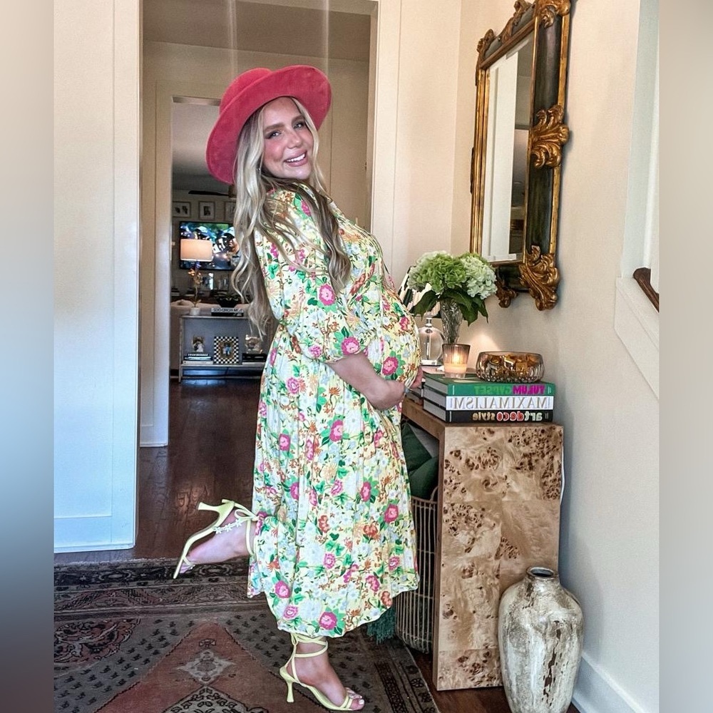 Pinkblush floral boho flowy midi dress nwt - Picture 7 of 8